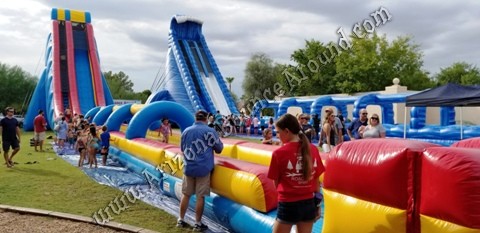 Big water slide rental companies in Phoenix Arizona - Denver Colorado